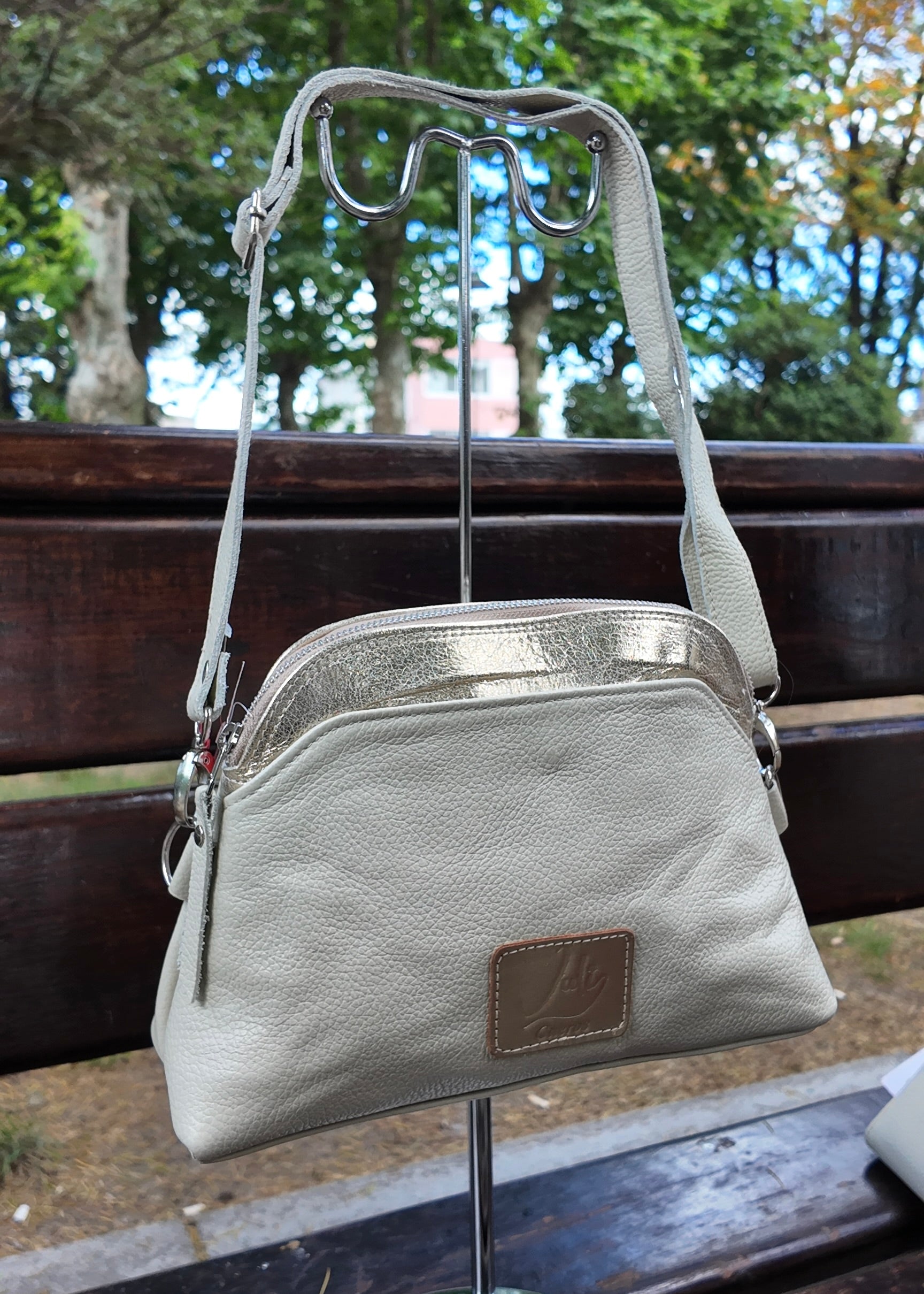 Cartera de cuero Rebecca