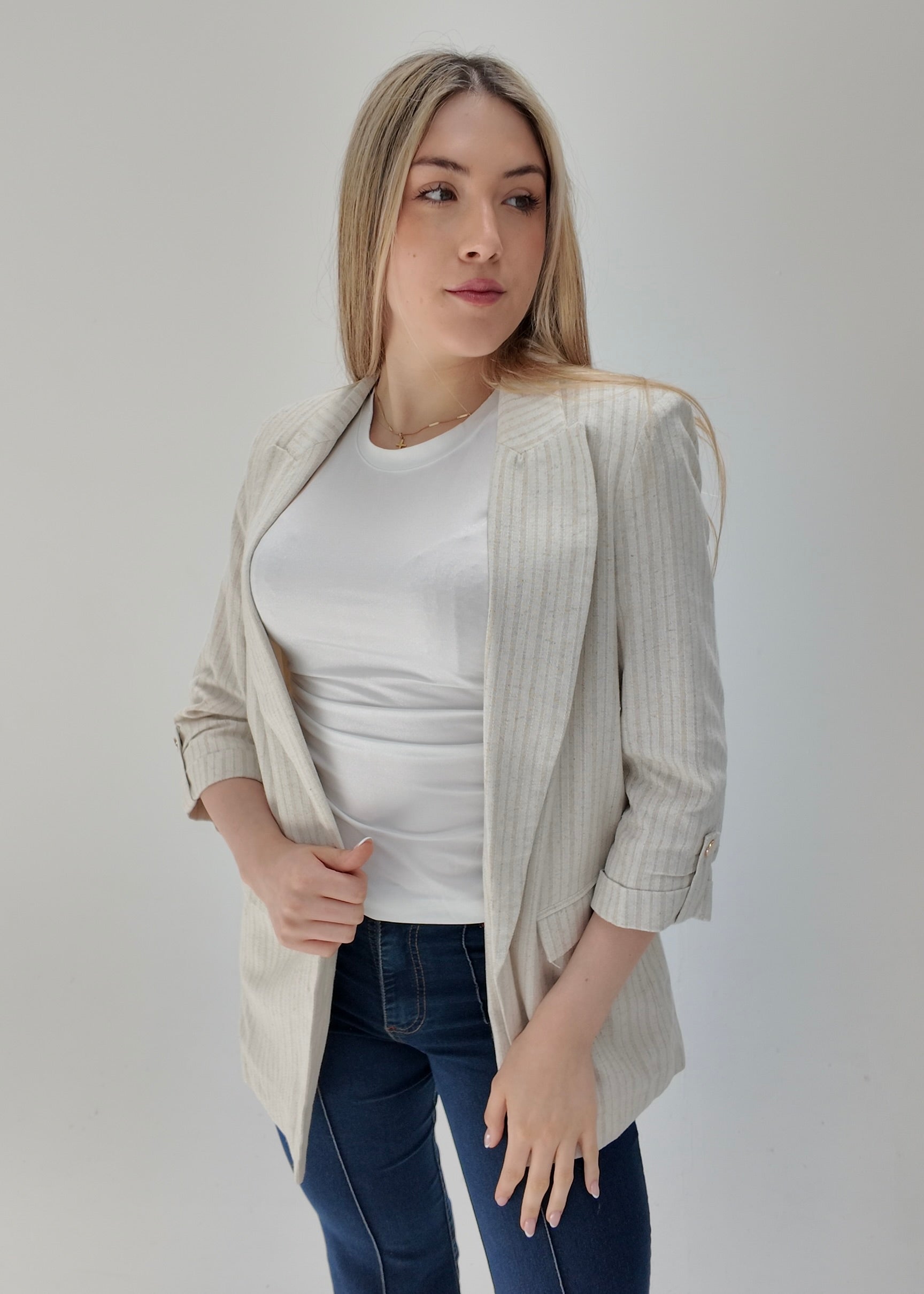 Blazer Rayado