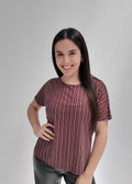 Remera Bordeaux Lines