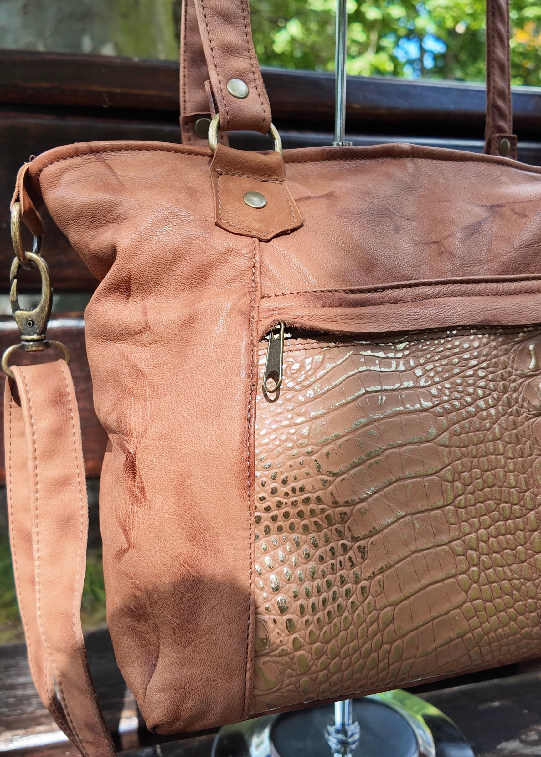 Cartera de cuero Curazo