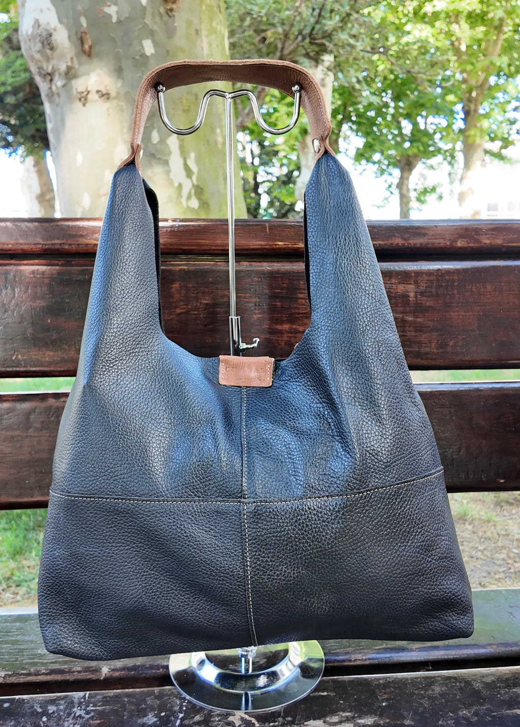 Cartera de Cuero Black