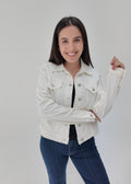 Campera Jean Blanca