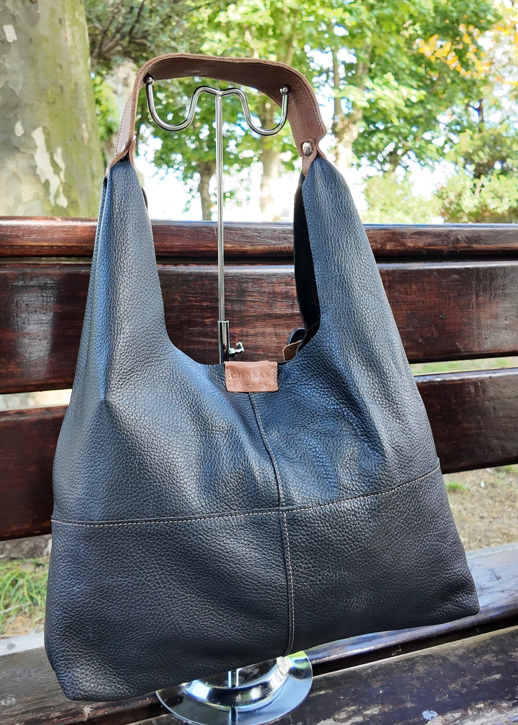 Cartera de Cuero Black