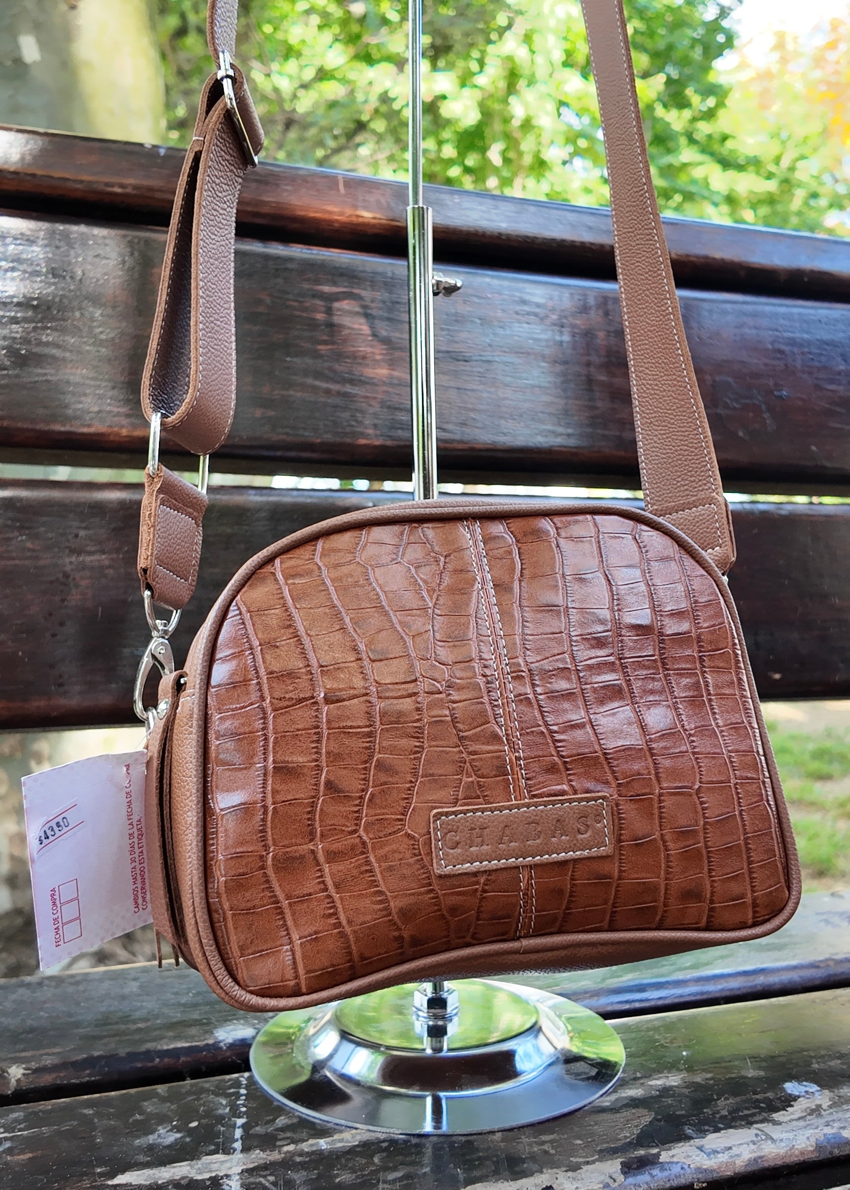 Cartera de Cuero Omelia Vitra doble cierre