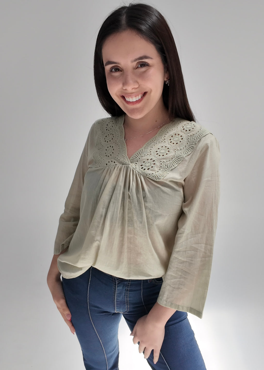 Blusa Bordada Boho