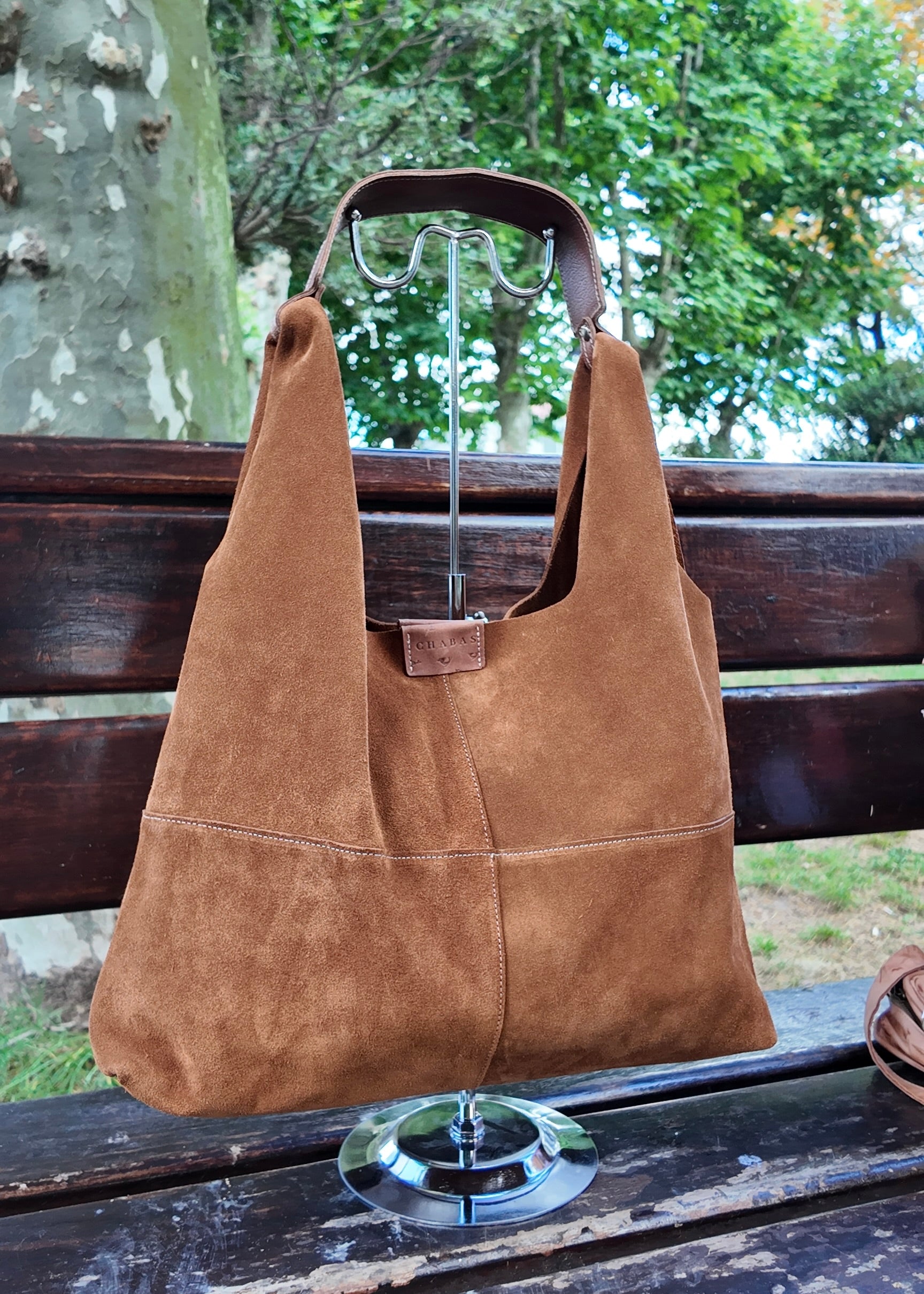 Cartera de cuero Zelia