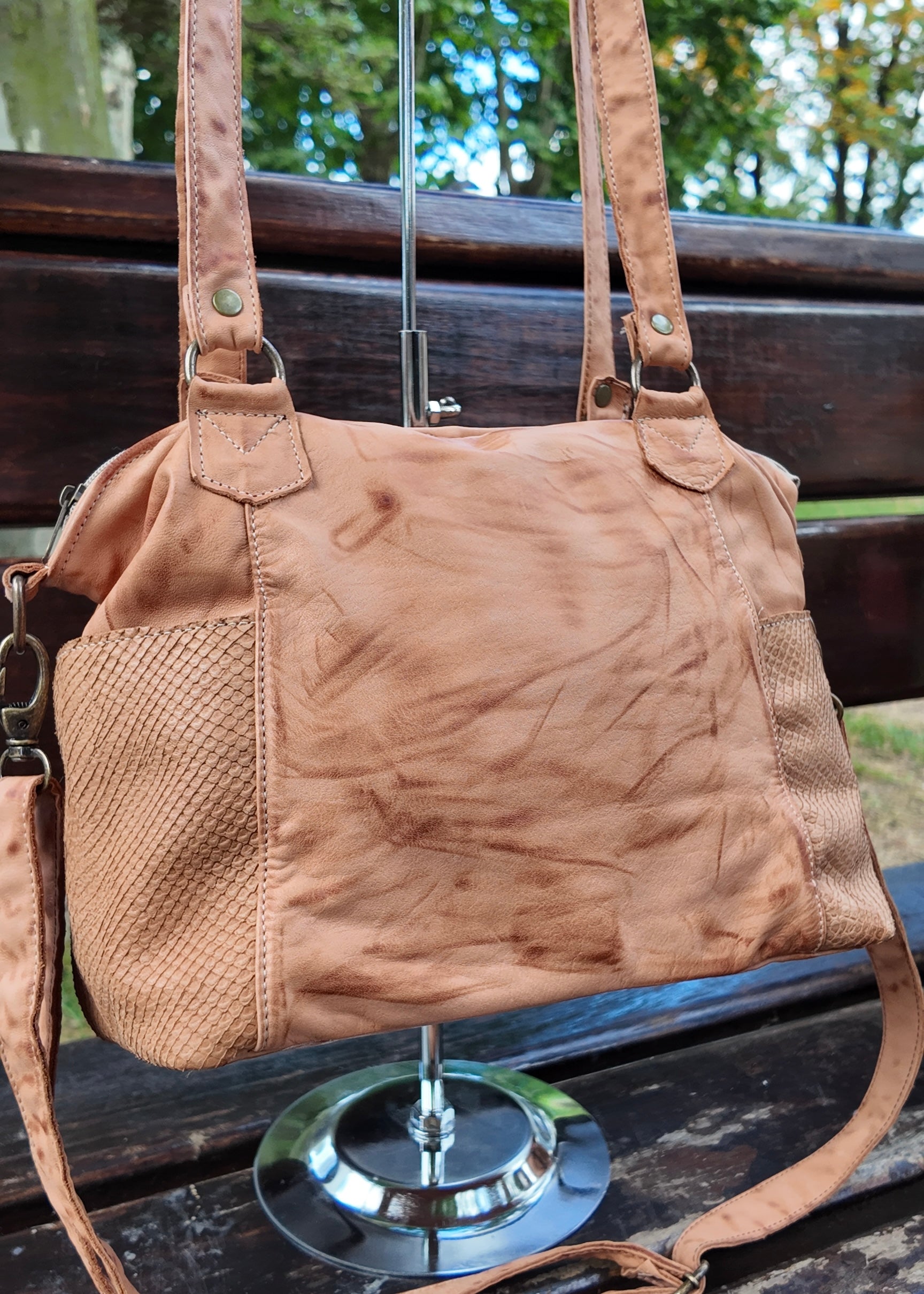 Cartera de cuero Amelia
