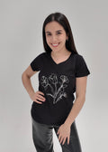 Remera Line Flowers