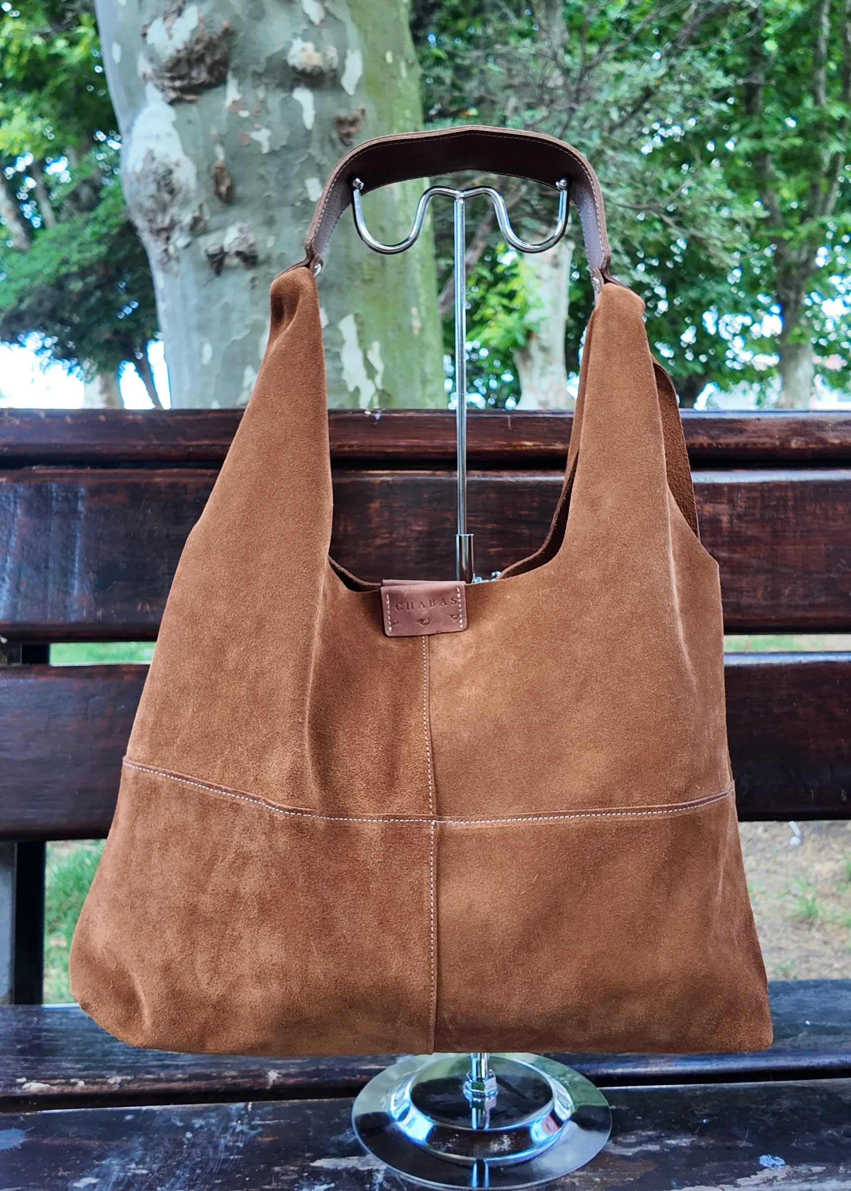 Cartera de cuero Zelia