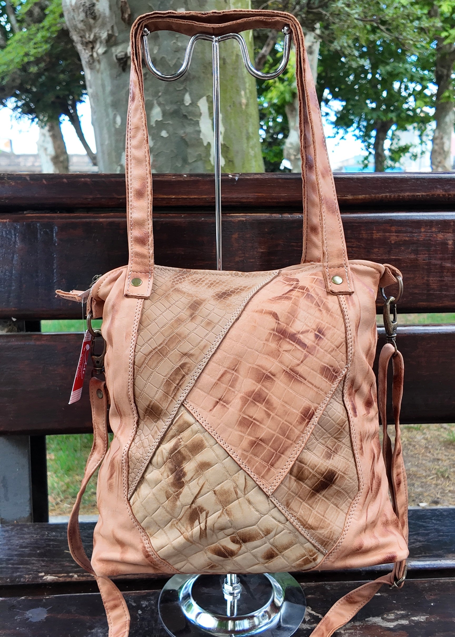 Cartera de cuero Zura