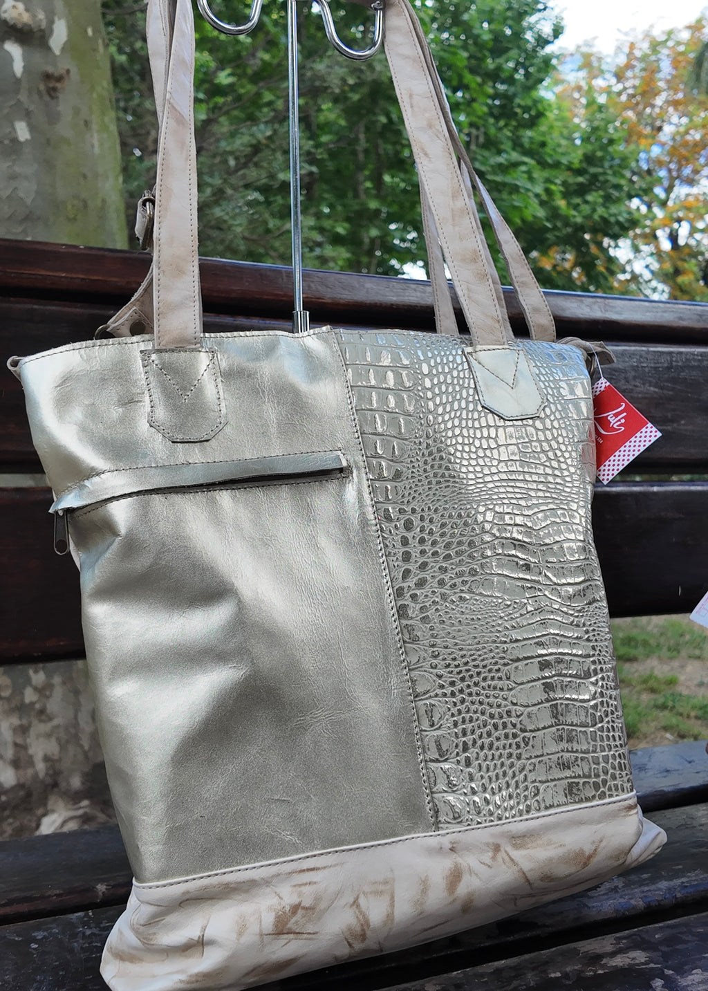 Cartera de cuero Irilis