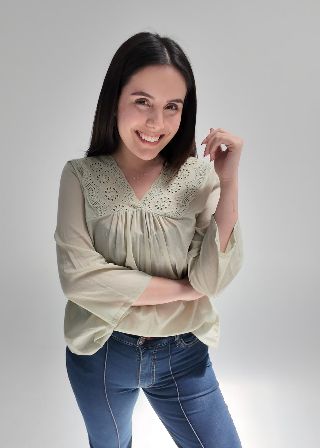 Blusa Bordada Boho