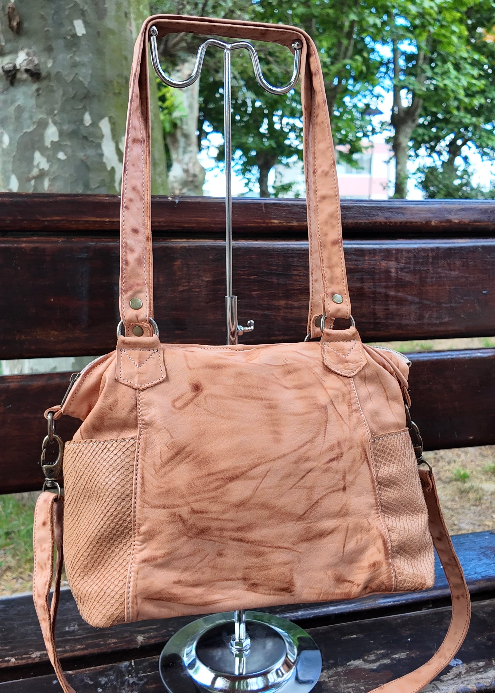 Cartera de cuero Amelia