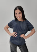 Remera Azul Lines