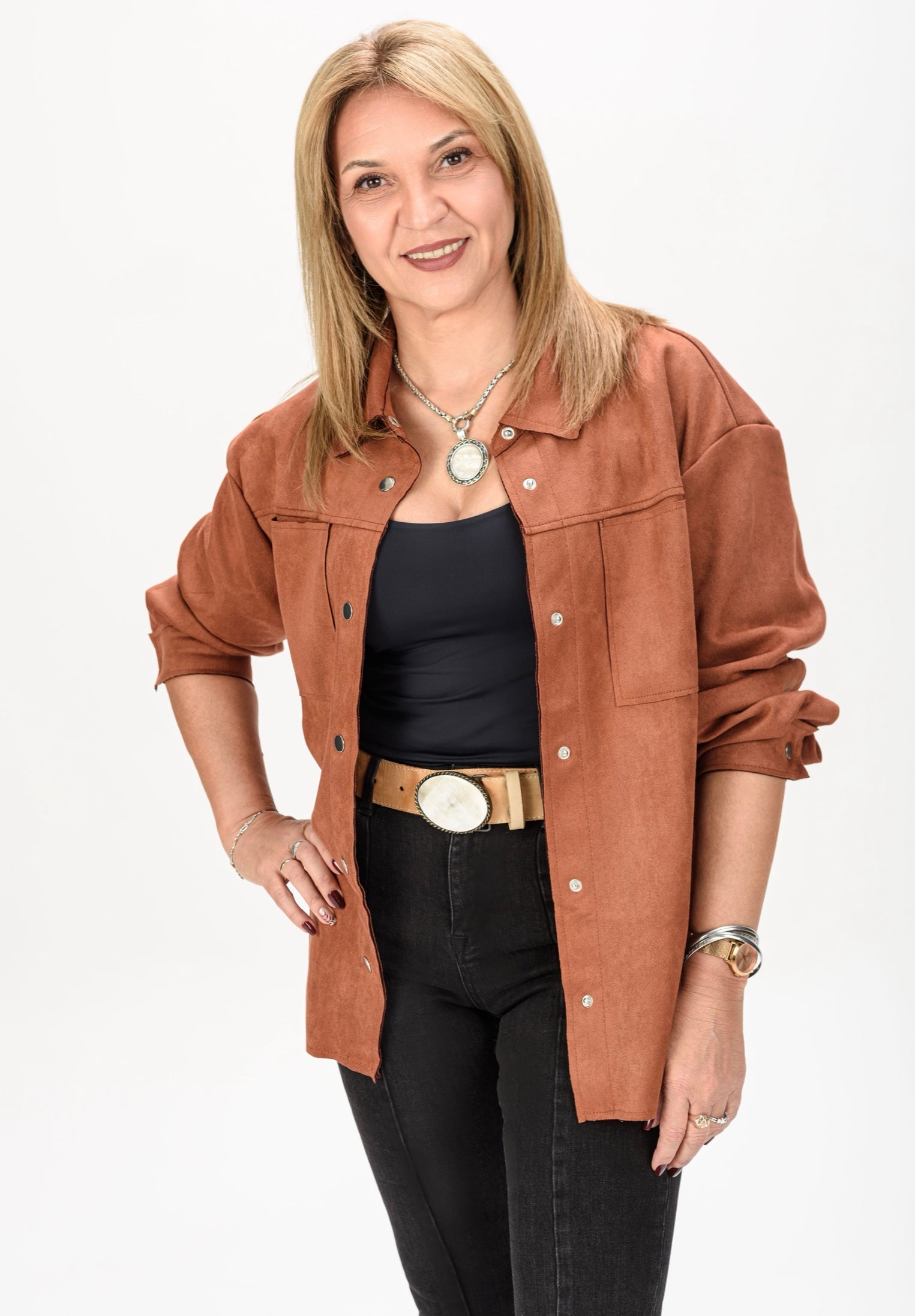 Sobrecamisa gamuza