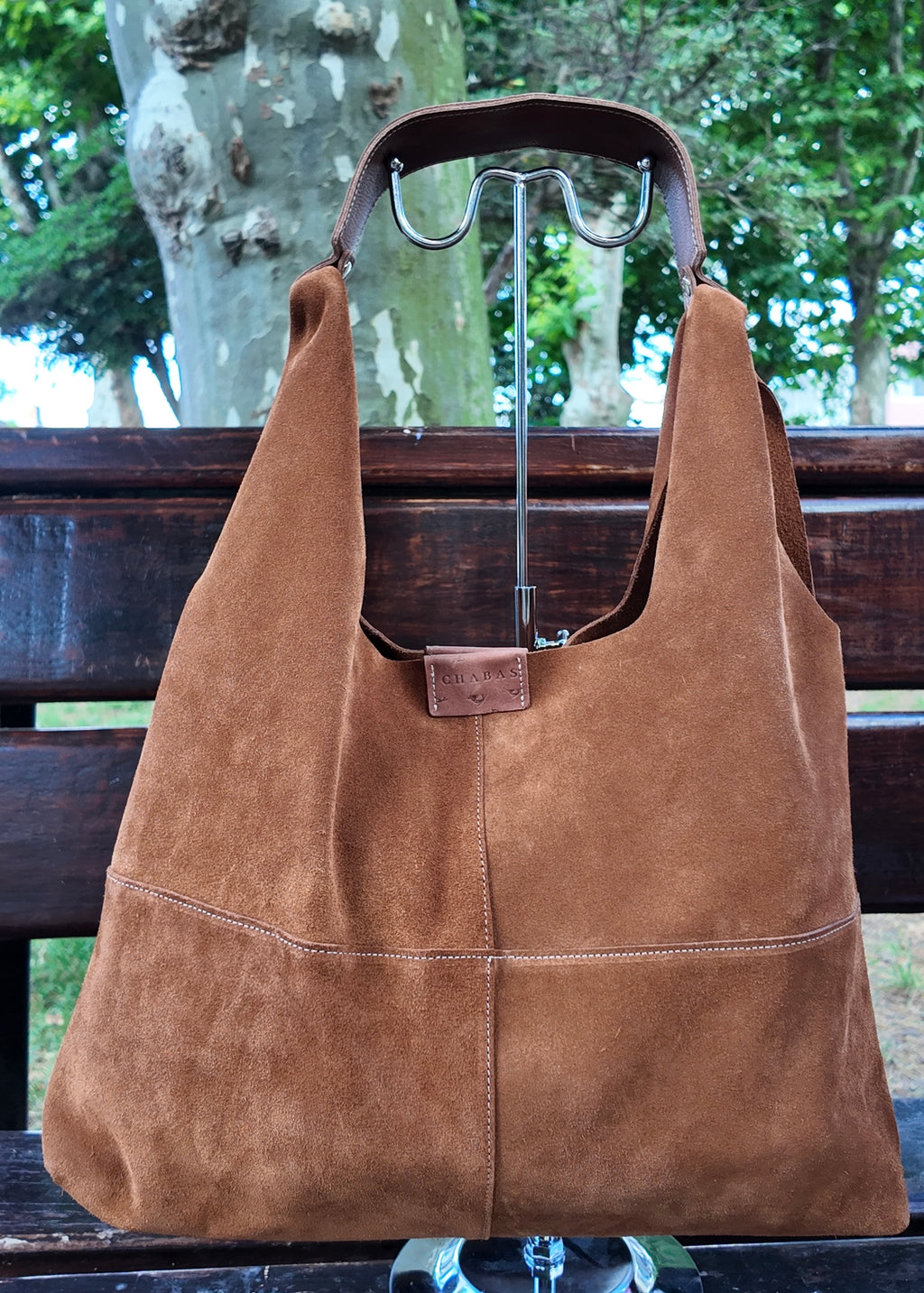 Cartera de cuero Zelia