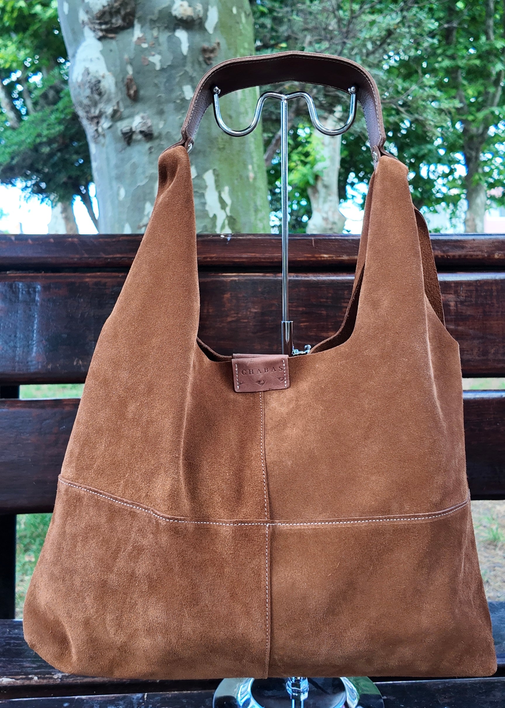 Cartera de cuero Zelia