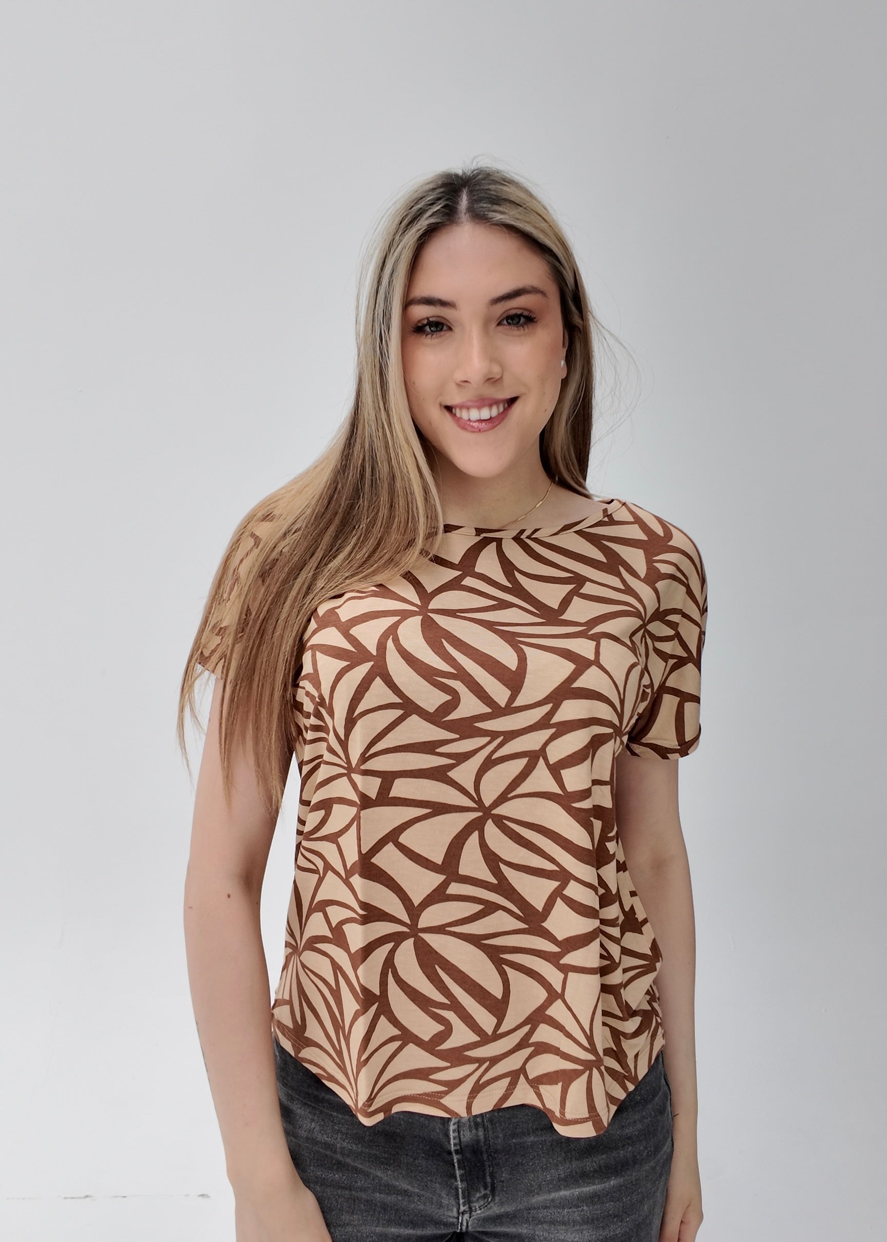 Remera Brown Leaf