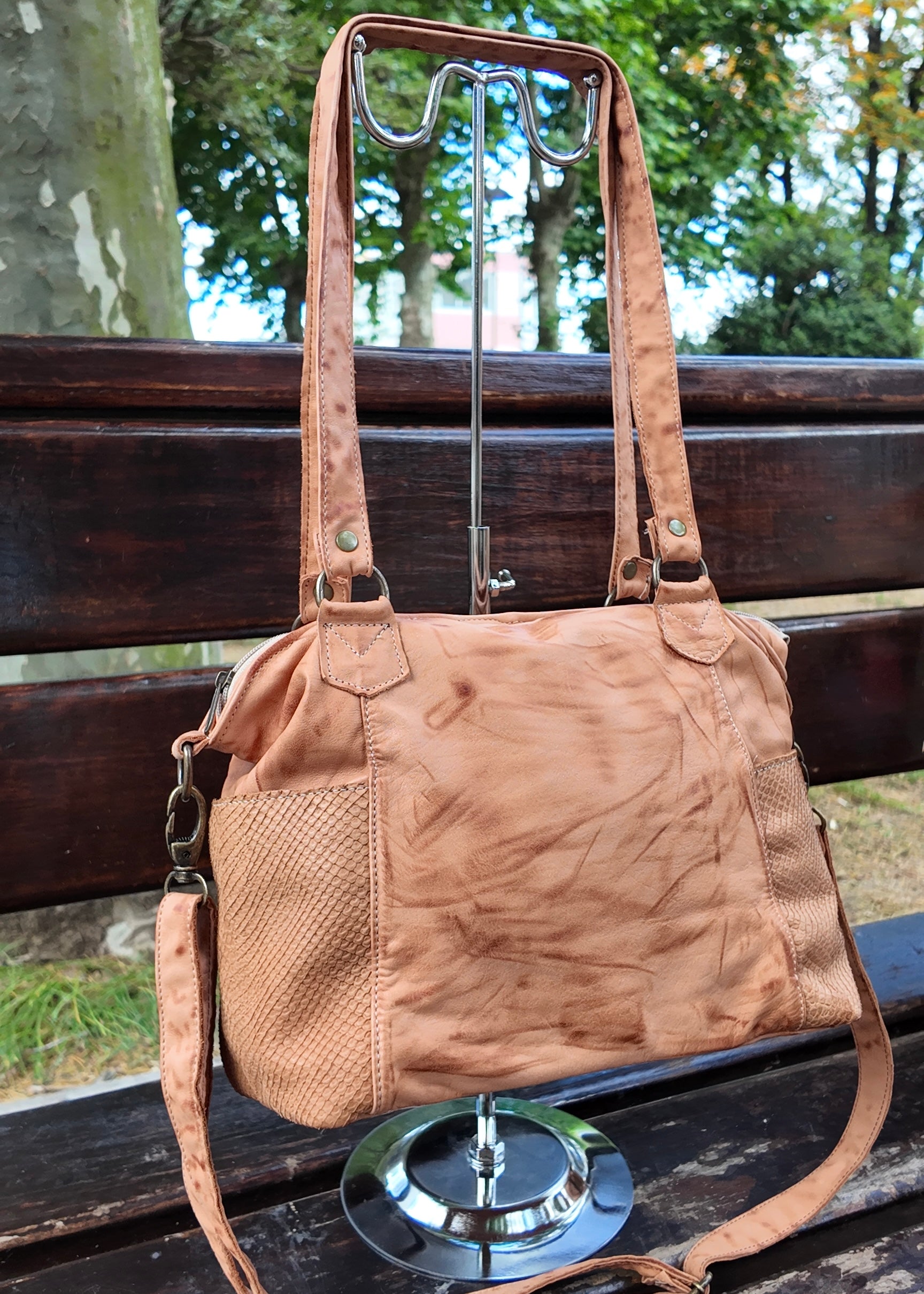 Cartera de cuero Amelia
