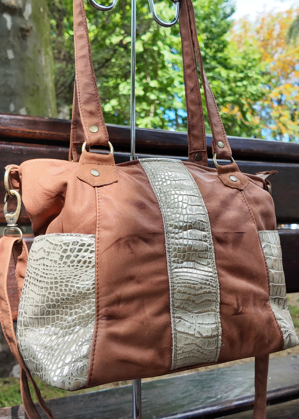 Cartera de cuero Luar