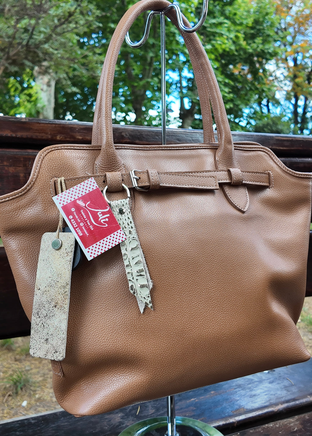 Cartera de cuero Laira