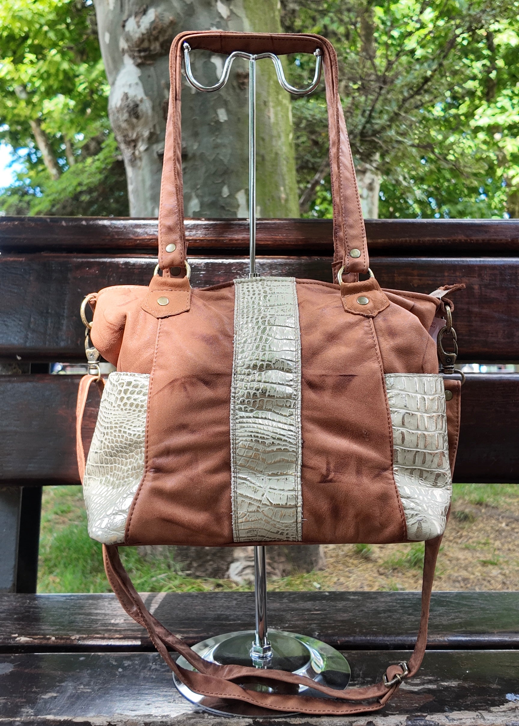 Cartera de cuero Luar