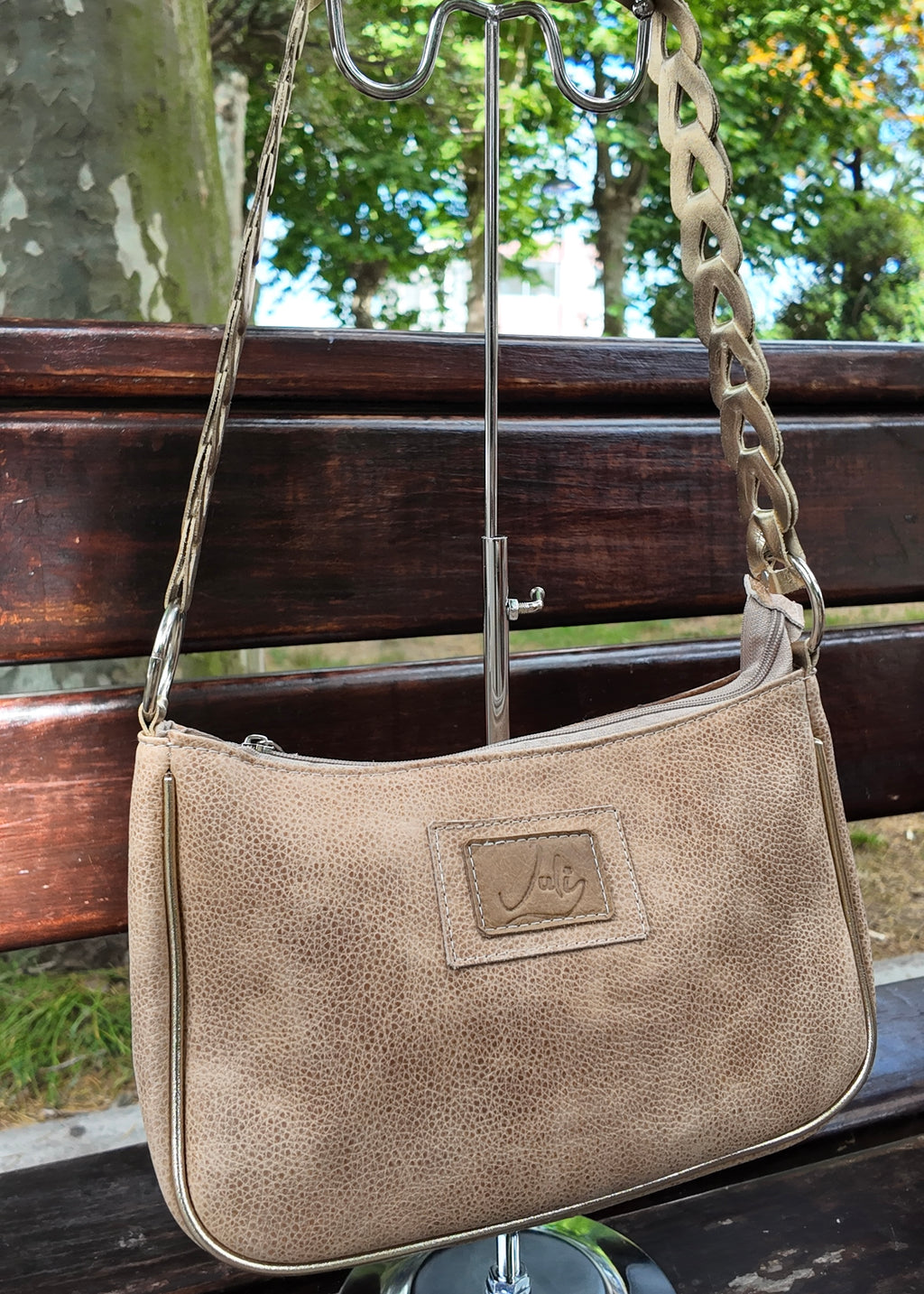 Cartera de cuero Venni