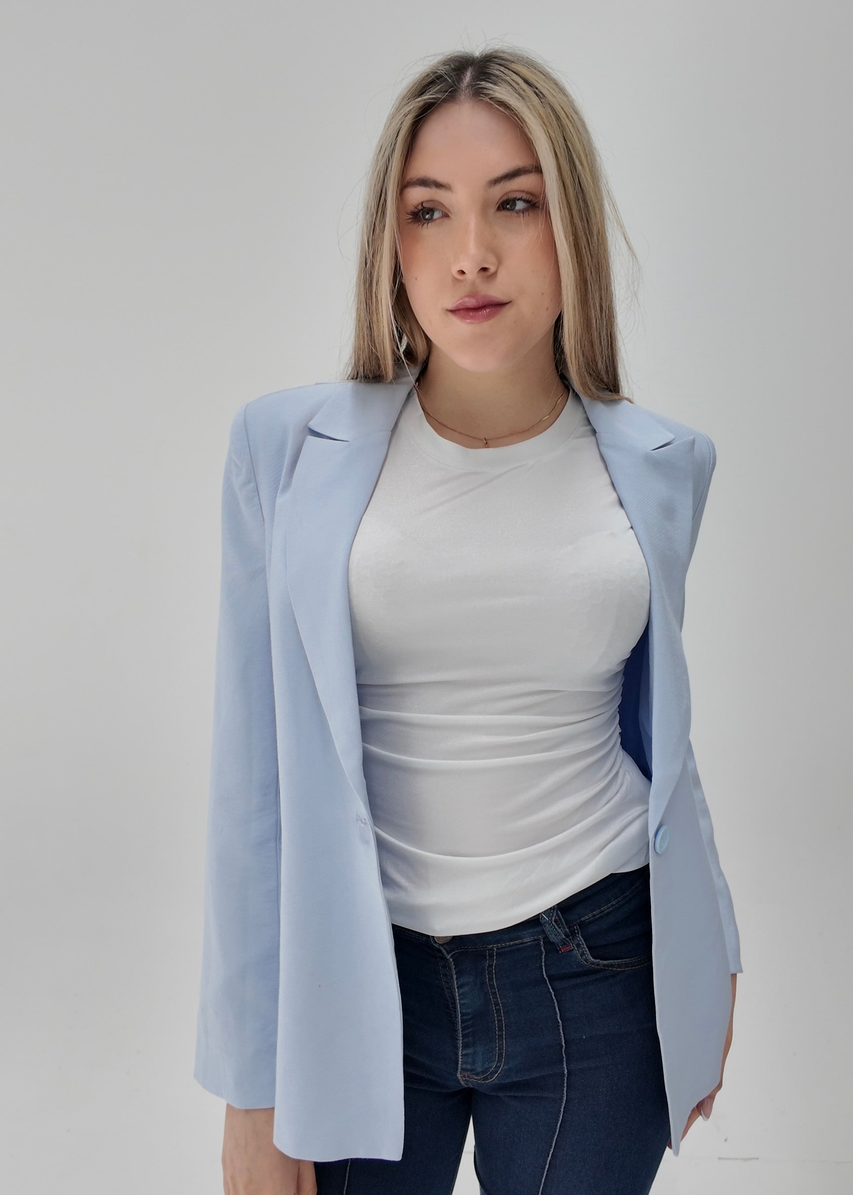 Blazer Celeste