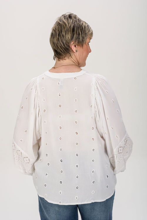 Blusa Broderie