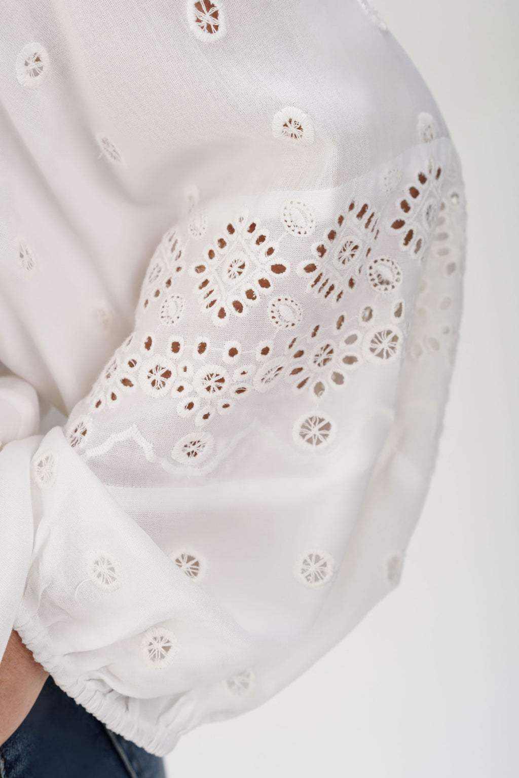 Blusa Broderie